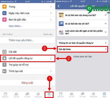 chan tim facebook tren yahoo