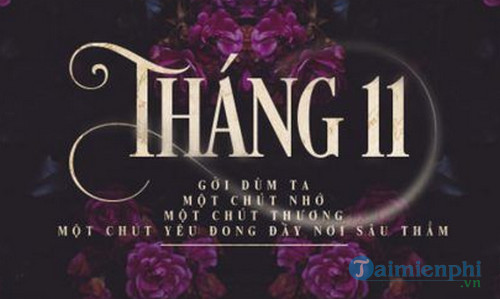 Chào tháng 11, câu nói, hình ảnh hay về tháng 11