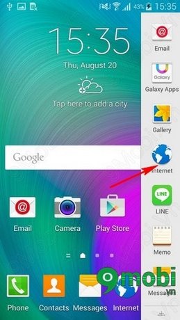 Chạy 2 ứng dụng cùng lúc trên màn hình Samsung Galaxy