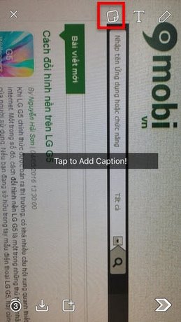 them nhan dan vao anh snapchat
