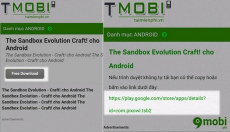 choi game The Sandbox Evolution cho android