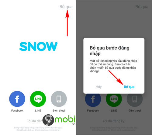 chup anh xoa phong tren android iphone bang snow 2