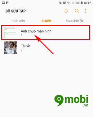 chụp ảnh màn hình samsung