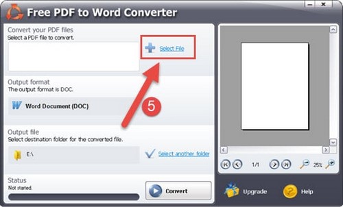 chuyen pdf sang word bang Free PDF to Word Converter 