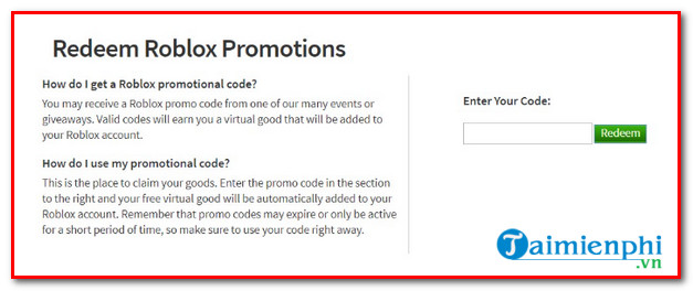 how to enter roblox game code