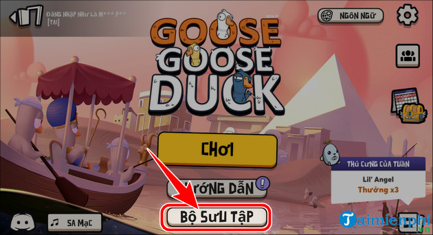 nhap code game goose goose duck
