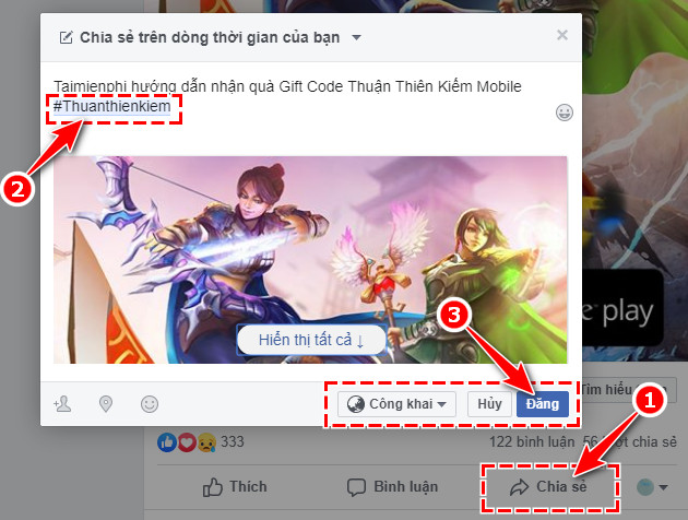 Code Thuận Thiên Kiếm Mobile