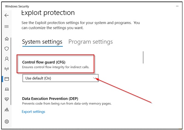 Control Flow Guard trên Windows 10 là gì? Cách bật tắt
