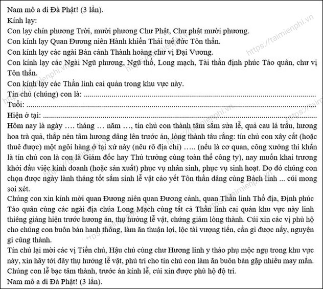 cung khai truong dau nam ngay nao tot le vat va nghi thuc cung 2
