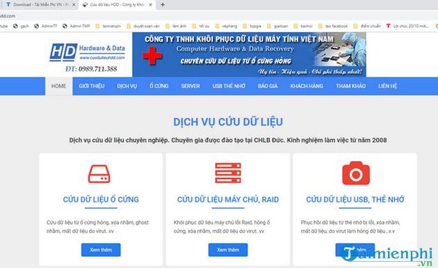 trung tam cuu du lieu hdd