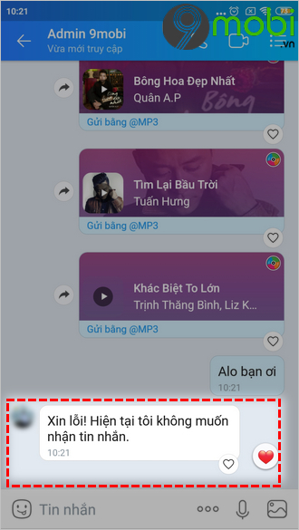 cach nhan biet ai do da chan ban tren zalo