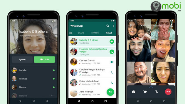 whatsapp ho tro kha nang tham gia cuoc goi nhom ngay ca khi no da bat dau
