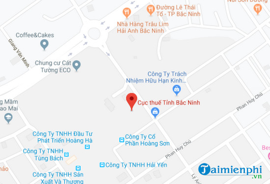 Địa chỉ chi cục thuế tỉnh Bắc Ninh