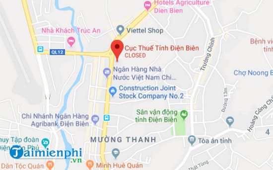 Địa chỉ chi cục thuế tỉnh Điện Biên