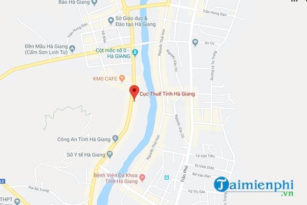 Địa chỉ chi cục thuế tỉnh Hà Giang, trụ sở làm việc