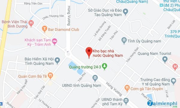 Địa chỉ kho bạc nhà nước tỉnh Quảng Nam