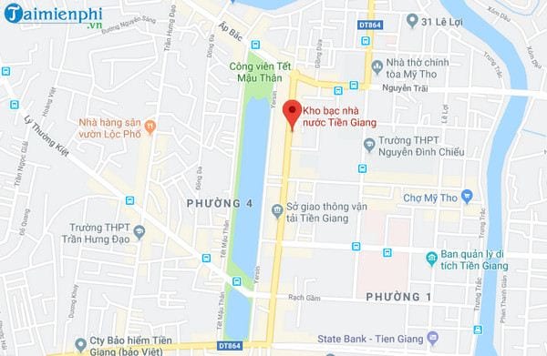 Địa chỉ kho bạc nhà nước tỉnh Tiền Giang