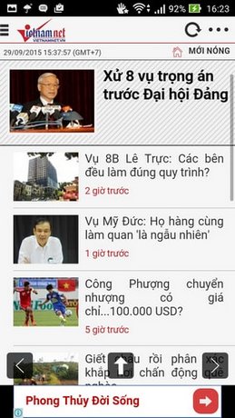 doc bao vietnamnet tren iphone