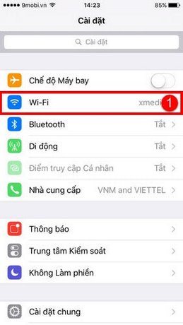 Đổi DNS, thay iP Wifi, chuyển DNS điện thoại iPhone, Samsung, HTC, LG...