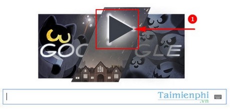 choi game halloween tren google doodle