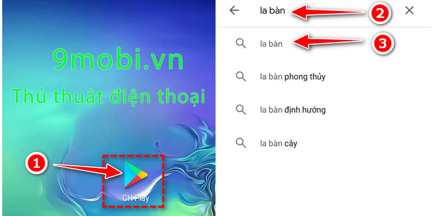 cach xem huong tren dien thoai bang ung dung la ban 2