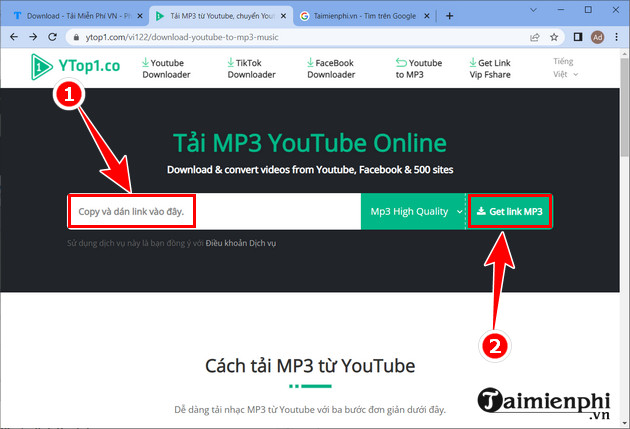 tai youtube mp3 voi ytop1