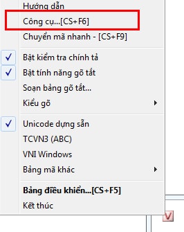 cach sua loi, fix loi font chu bang unikey