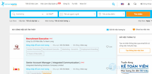 cac trang web tuyen dung hang dau viet nam