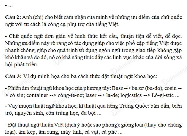 Soạn bài Soạn bài Khái quát lịch sử tiếng Việt, Ngữ văn lớp 10