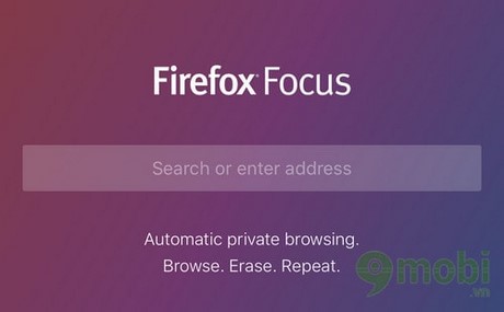 ung dung firefox focus cho iPhone