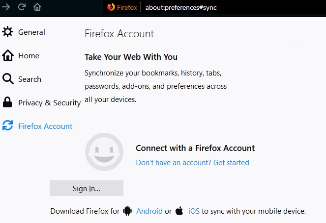 firefox sync la gi cach su dung