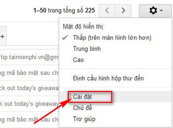 Cách Forward mail trong Gmail, chuyển tiếp mail của mình sang email khác