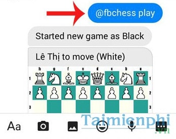 Cách chơi cờ vua trên Facebook Messenger
