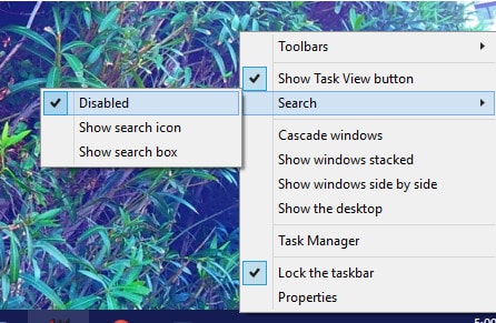 Windows 10 - Tùy chỉnh công cụ tìm kiếm trên thanh Taskbar