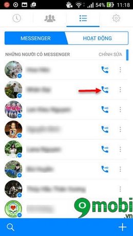 goi dien facebok ms tren zenfone