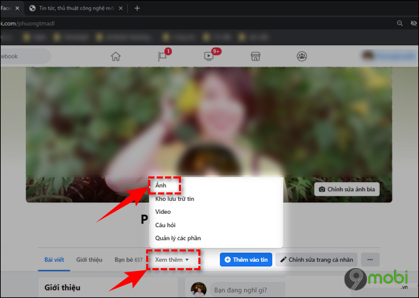 cach doi anh dai dien facebook giu nguyen like va comment