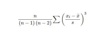 ham skew trong excel 2