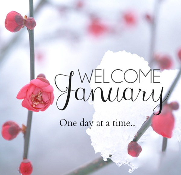 Hình ảnh chào tháng 1, Hello January đẹp nhất