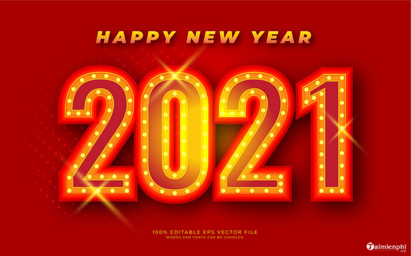 I wish you a happy new year 2021