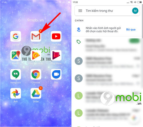 hop thu gmail tren dien thoai cach mo nhan gui mail 2