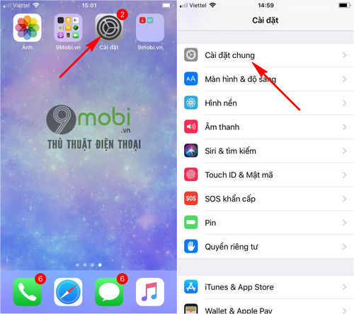 huong dan cach bat den flash khi co thong bao den tren iphone 2