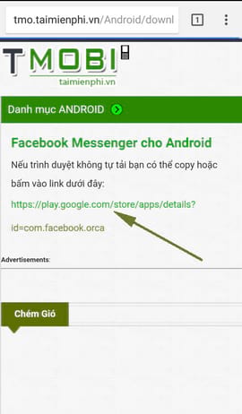 cai dat facebook messenger cho dien thoai