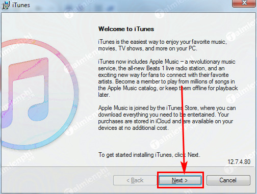 Cách cài iTunes trên máy tính Windows 10, 7, 8.1