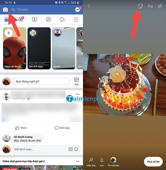 Hướng dẫn chèn nhạc vào ảnh và video trên Facebook