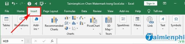 Hướng dẫn chèn Watermark trong Excel, đóng dấu nền