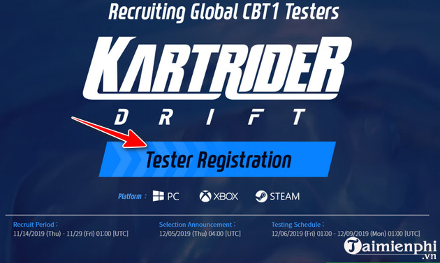 Hướng dẫn đăng ký sớm KartRider Drift, game đua xe Kart
