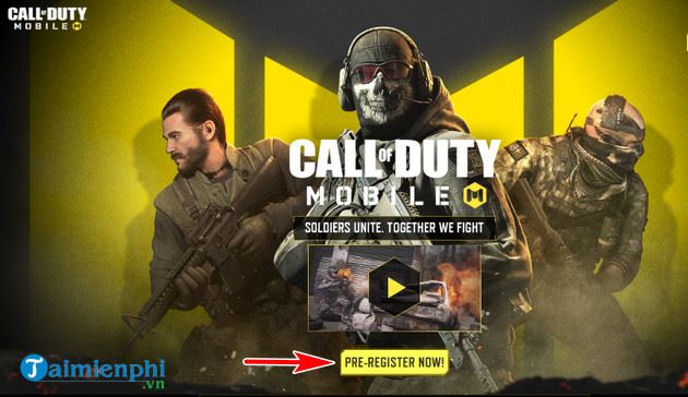 Hướng dẫn đăng ký trước Call of Duty Mobile của Garena