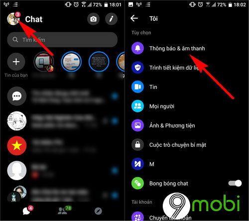 huong dan doi nhac chuong bao tin nhan tren facebook messenger 2
