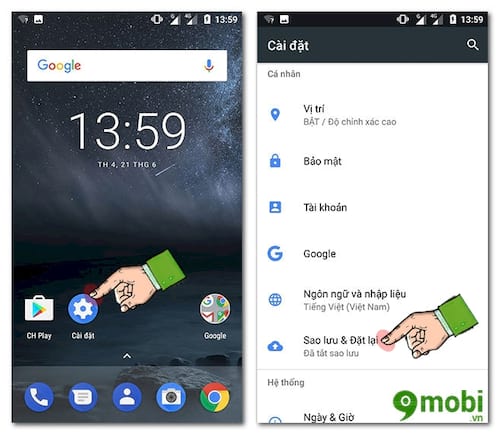 huong dan khoi phuc cai dat goc reset nokia 3 2