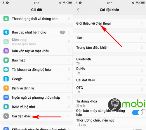 huong dan kiem tra cau hinh dien thoai android 2